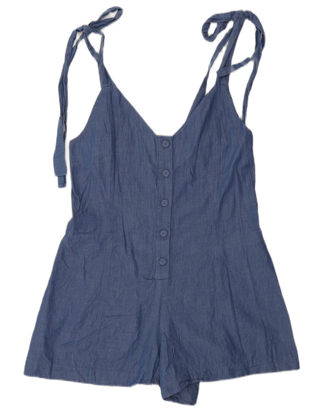 Zara ženski kombinezon UK 10 Small Blue Cotton