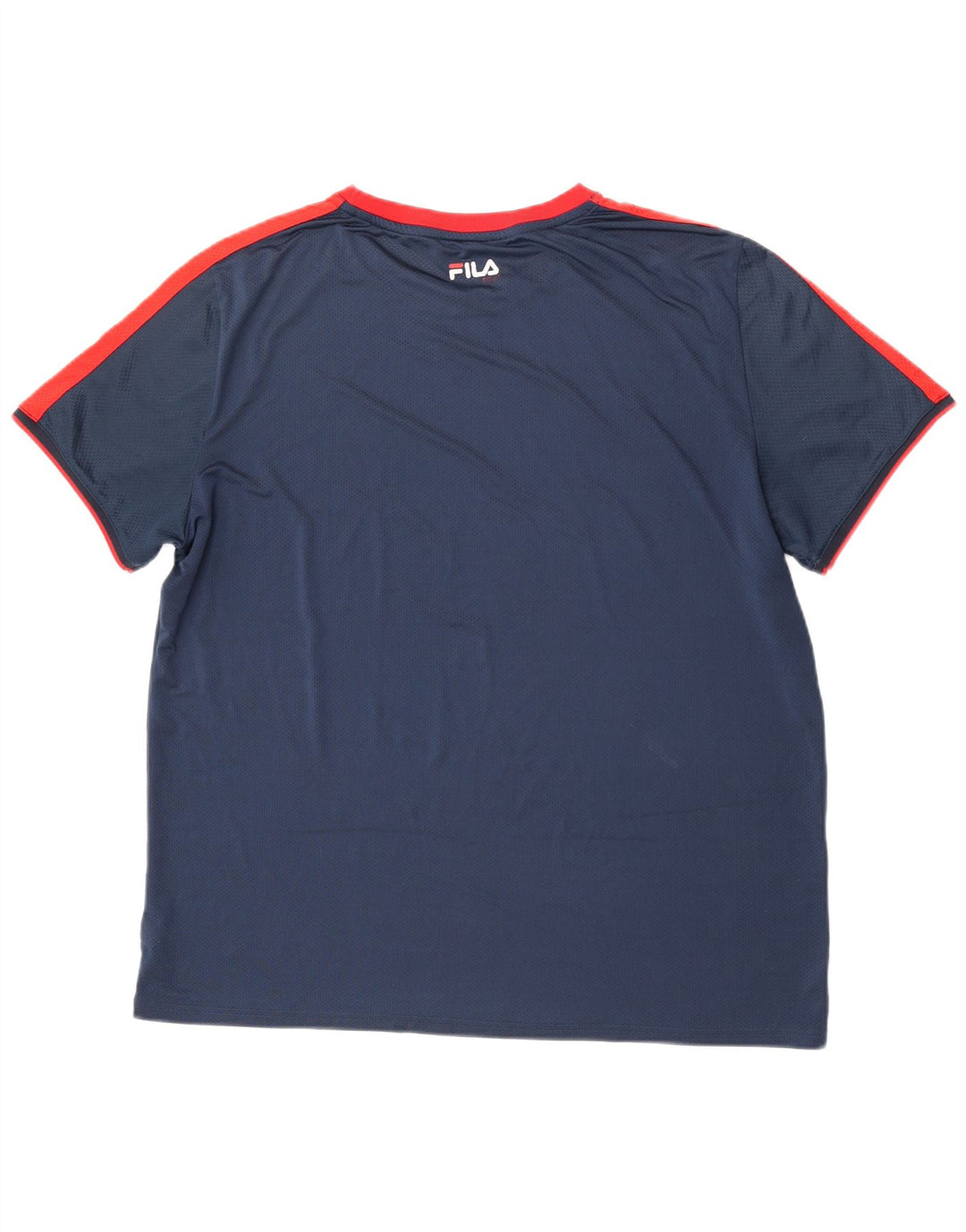 Fila muška majica kratkih rukava 2XL tamnoplavi poliester u boji