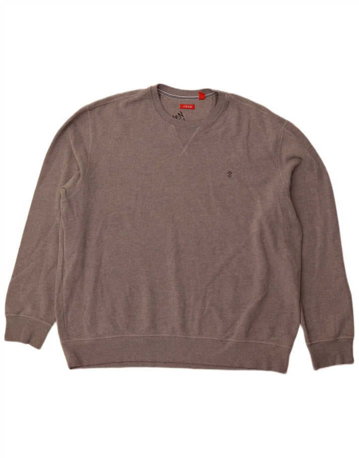 Izod muški džemper 2XL sivi pamuk
