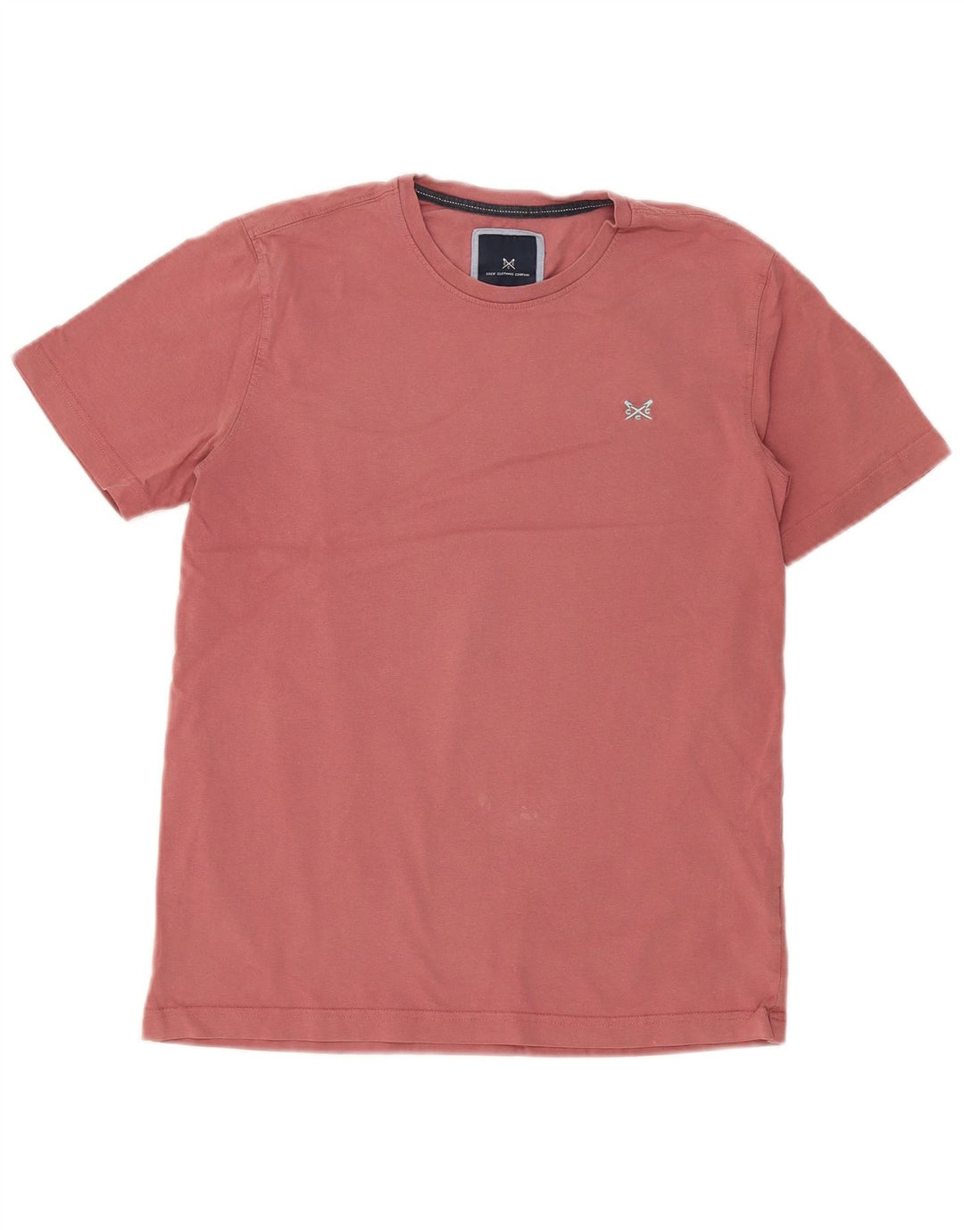 Crew Clothing Muška majica kratkih rukava Srednje ružičasti pamuk