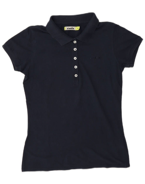 Diadora ženska polo majica UK 14 srednje tamnoplavi pamuk