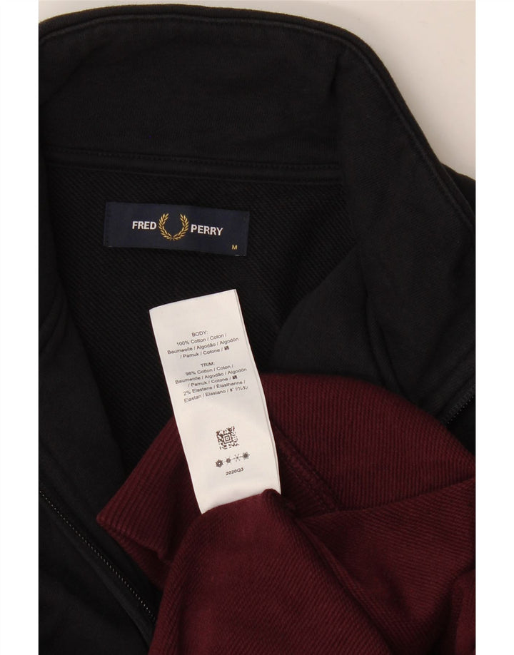 Fred Perry muška dukserica s izrezom s patentnim zatvaračem srednje raznobojna