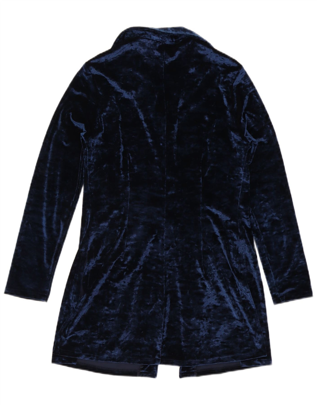 Vintage ženska dugačka košulja bluza IT 44 Srednji tamnoplavi poliester