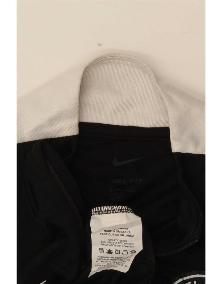 Nike Muška majica s izrezom i trenirkom s patentnim zatvaračem, mali gornji dio trenirke u crnoj boji
