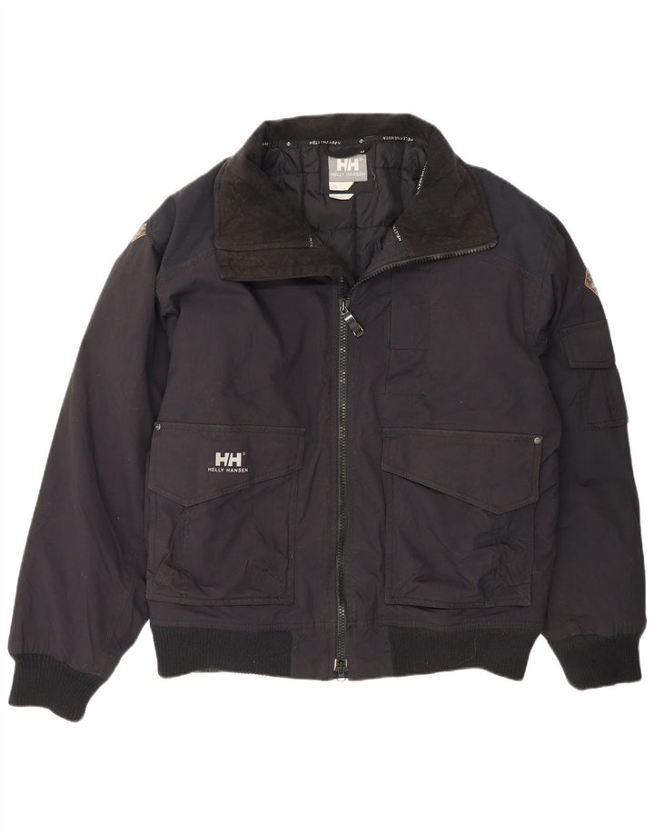 Helly Hansen muška bomber jakna UK 40 veliki crni najlon