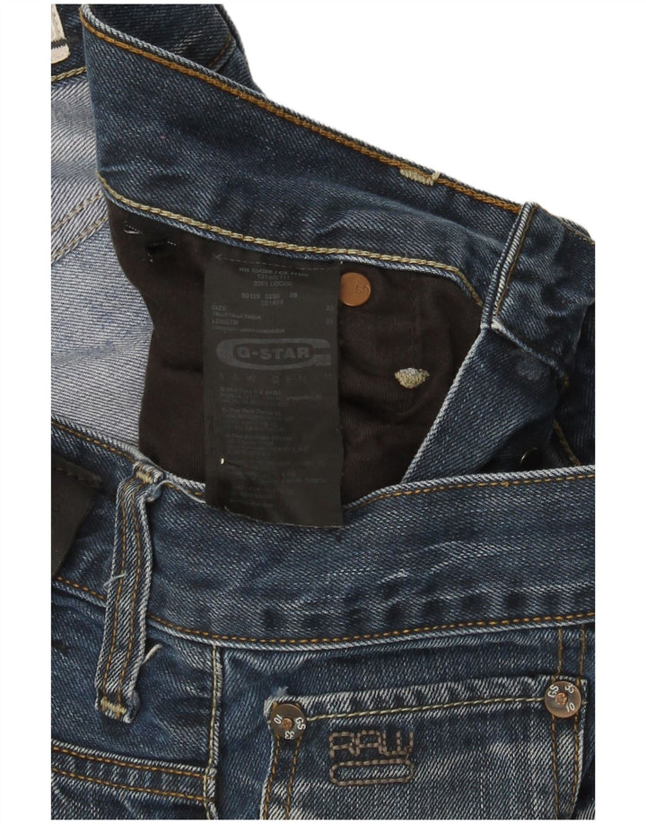 G-Star muške ravne traperice W32 L34 plavi pamuk