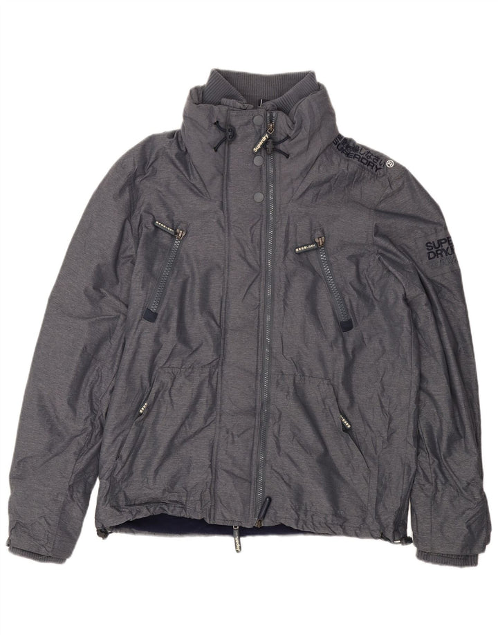 Superdry muška grafička vjetrovka jakna UK 42 XL sivi poliester