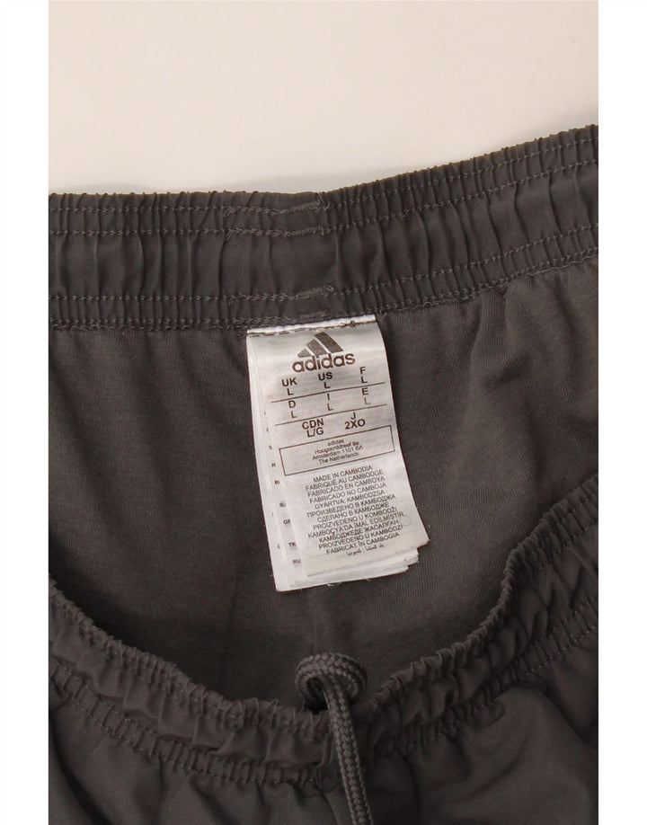 ADIDAS Muške trenirke Hlače Joggers Veliki sivi poliester