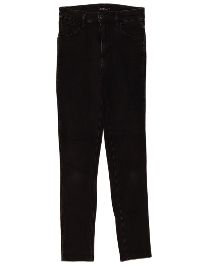 LEVI'S ženske uske traperice W26 L28 crni pamuk