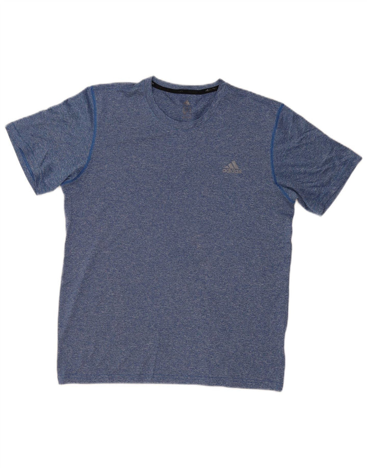 ADIDAS Muška Climalite majica kratkih rukava Srednje plavi flekasti poliester