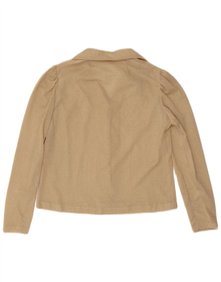 Vintage ženska košulja bluza UK 14 srednje bež