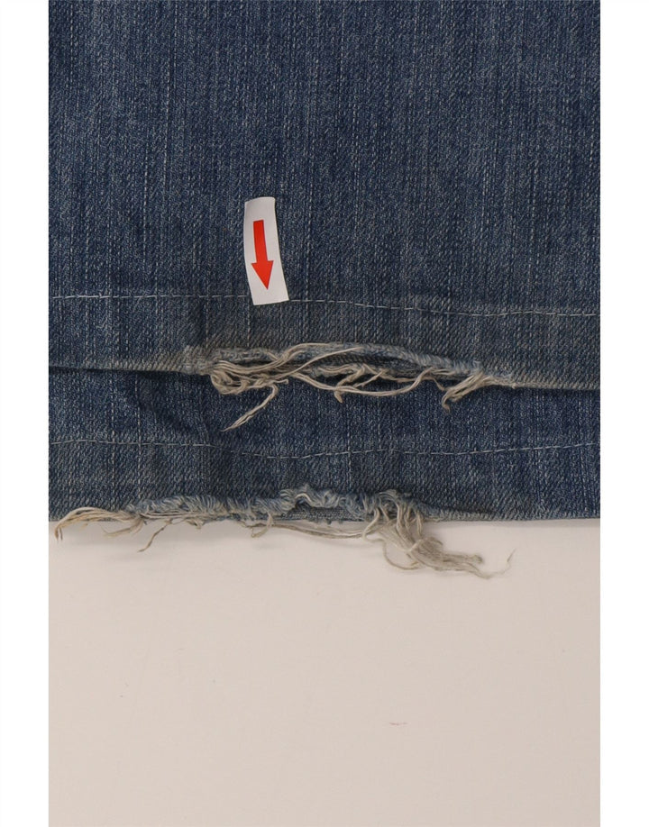 LEE muške traperice Denver Bootcut W32 L34 plavi pamuk