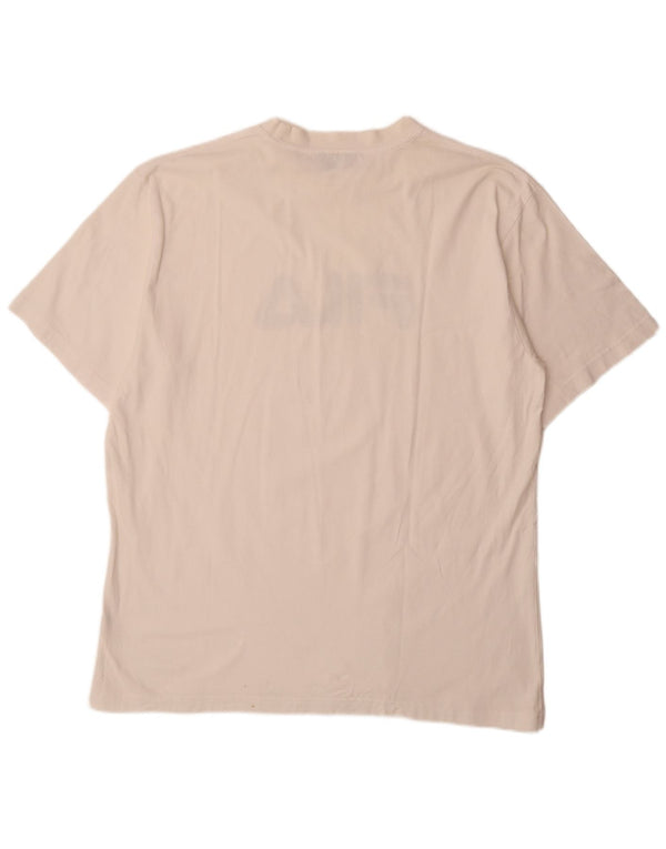 Fila Muška majica kratkih rukava Regular Graphic IT 58 2XL bijeli pamuk