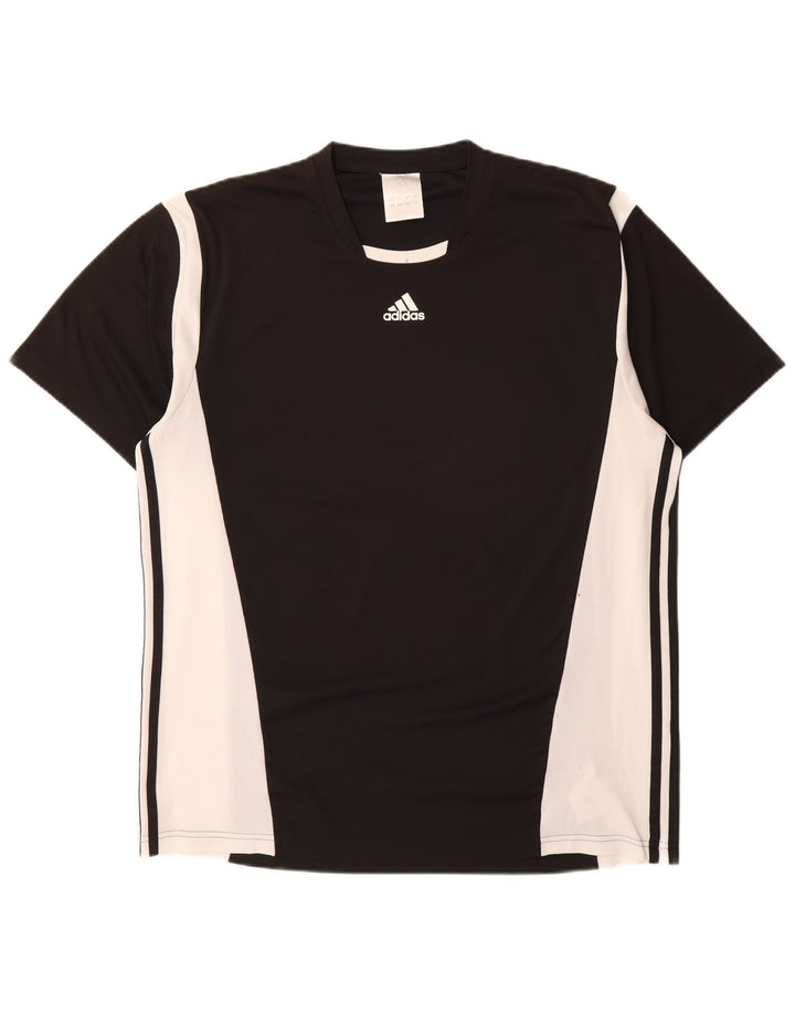 Adidas muška majica kratkih rukava XL crni poliester u boji