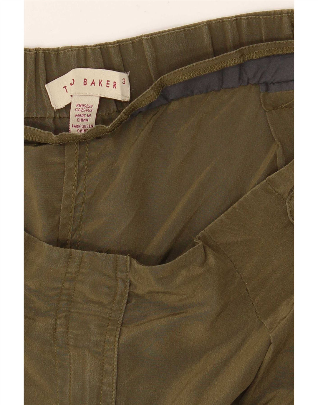 Ted Baker Ženske Cargo hlače visokog struka Veličina 3 srednje W34 L28 Kaki
