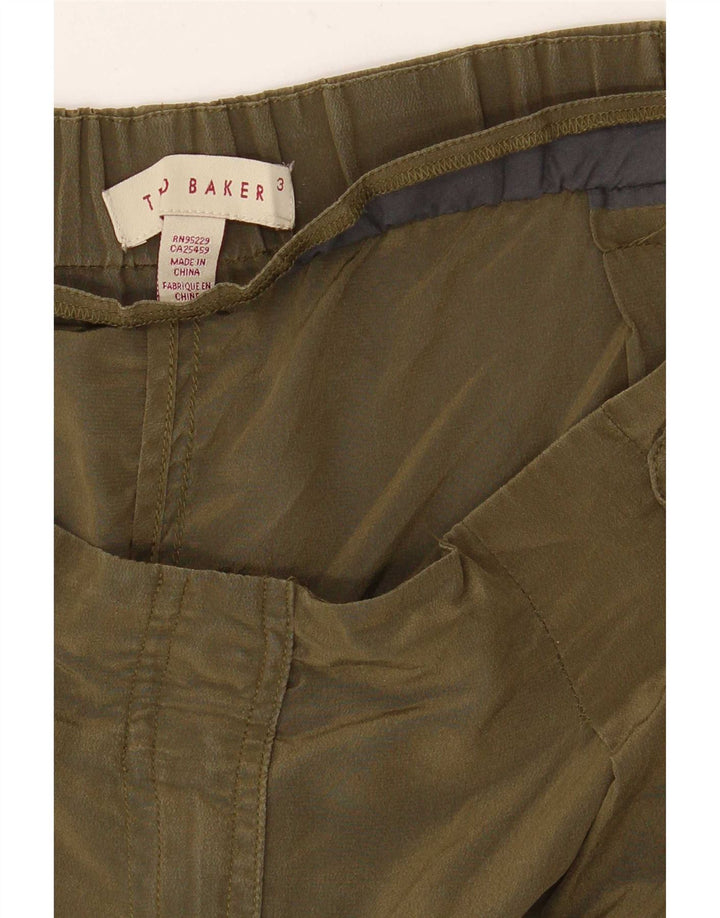 Ted Baker Ženske Cargo hlače visokog struka Veličina 3 srednje W34 L28 Kaki