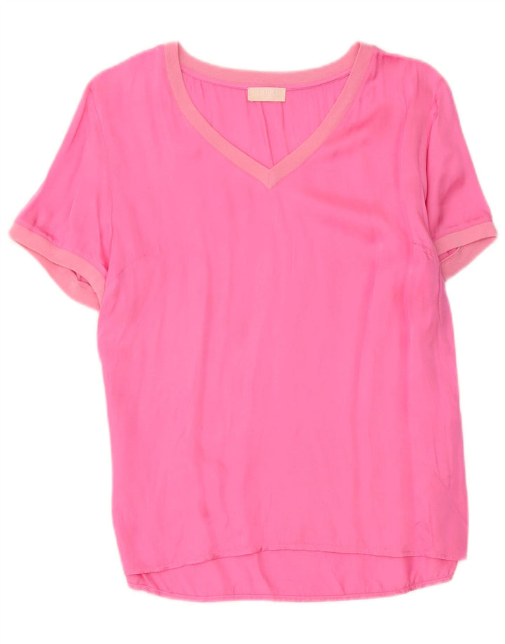 Gornji dio ženske bluze Liu Jo UK 10 Small Pink Cotton
