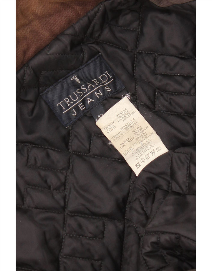Trussardi Jeans ženska parka jakna IT 52 2XL sivi poliamid