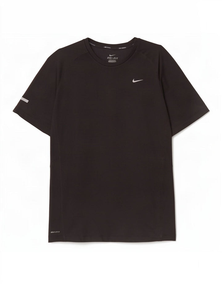 Nike Dri Fit majica kratkih rukava, veliki crni poliester