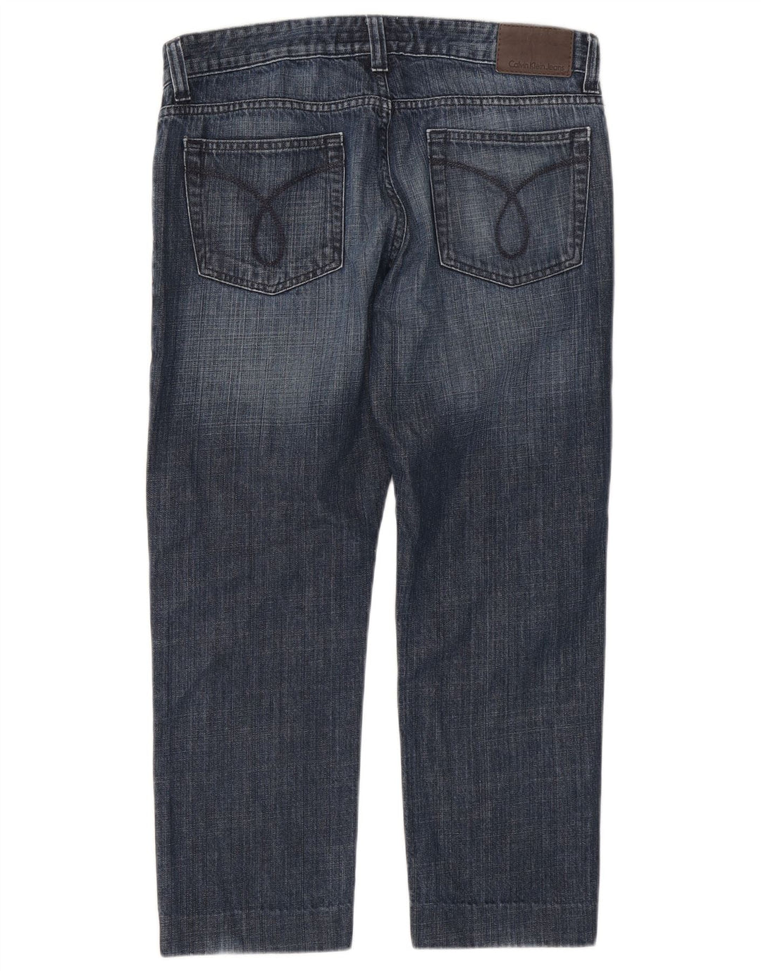 CALVIN KLEIN Ženske skraćene uske traperice W33 L26 Plava