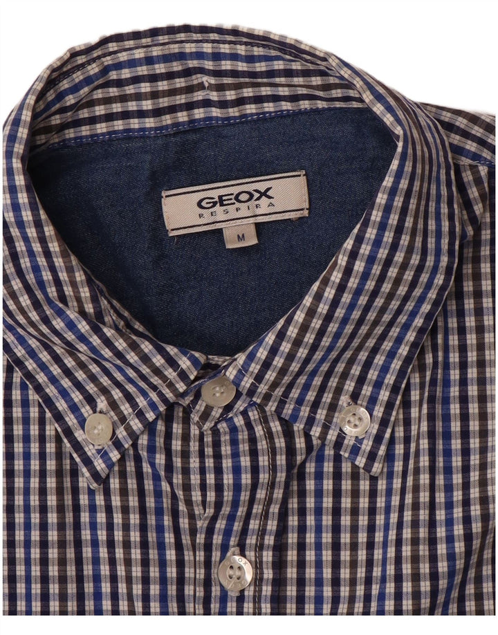 Geox muška košulja Respira Medium Blue Gingham