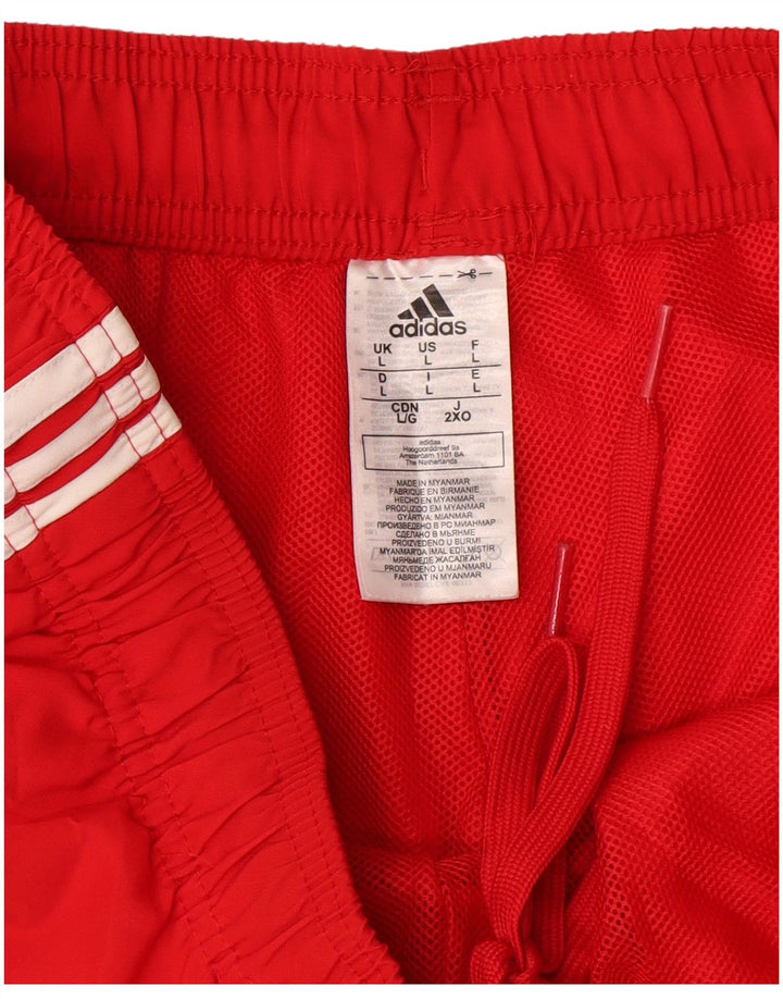 Adidas muške sportske kratke hlače veliki crveni poliester