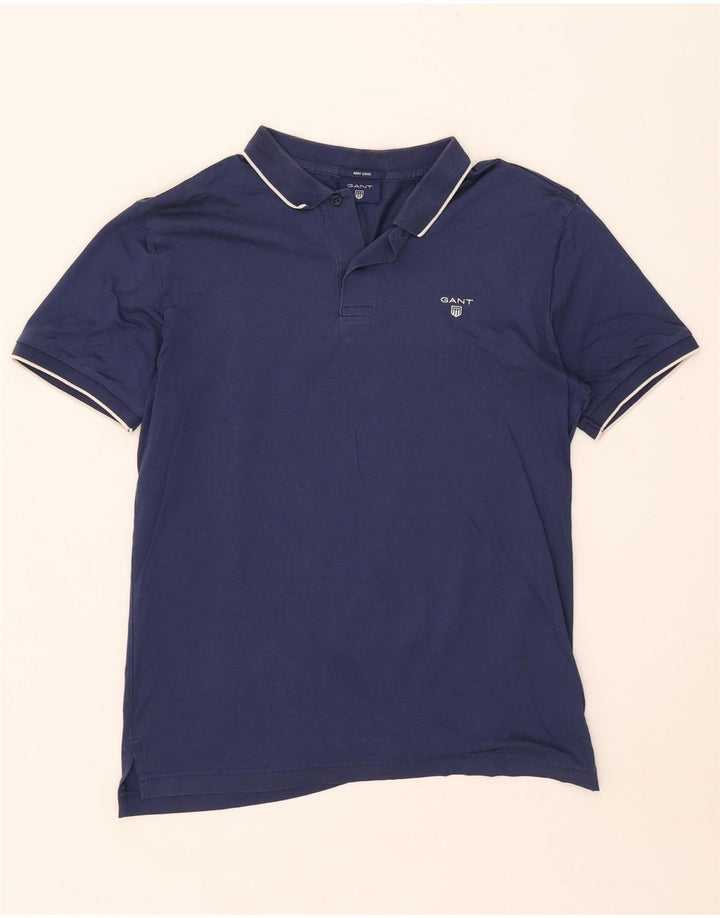 Gant muška polo majica srednje tamnoplave pamučne pruge