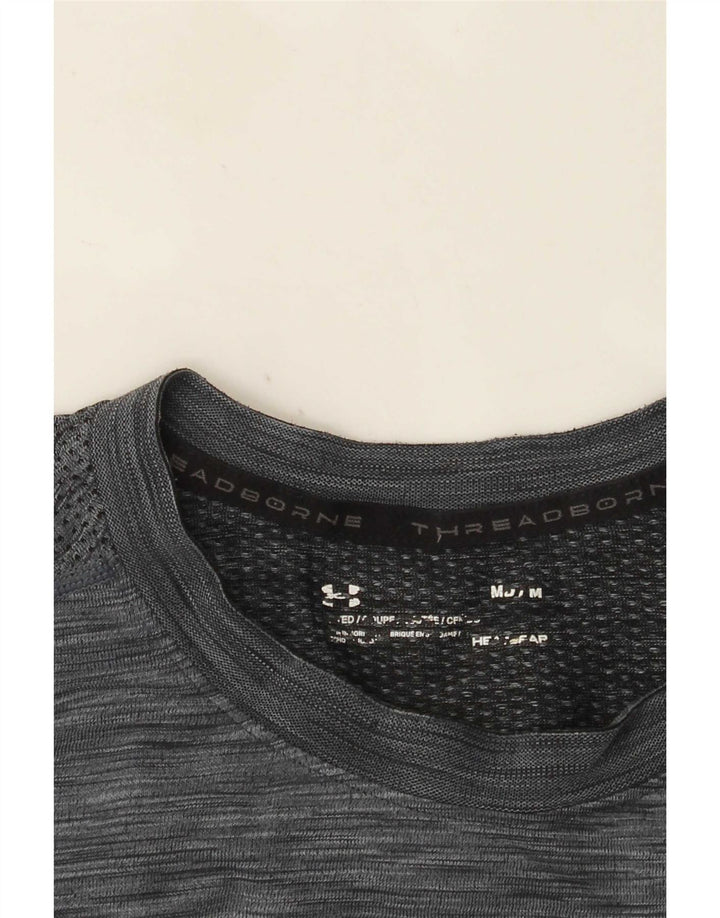 Muška majica Under Armour Heat Gear s dugim rukavima srednje sive boje