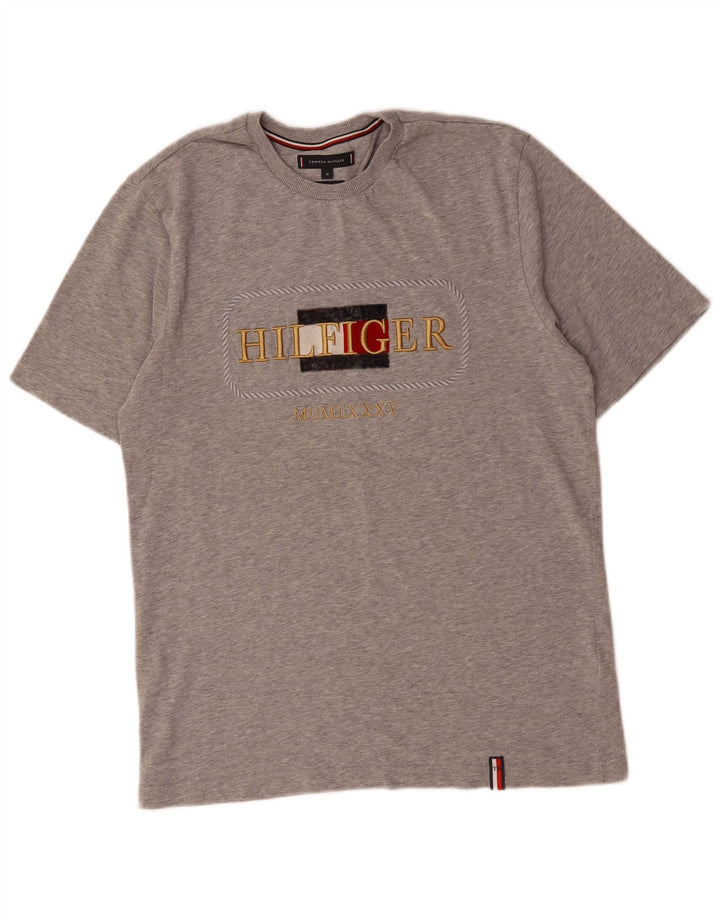Tommy Hilfiger muška majica kratkih rukava srednje sivi pamuk