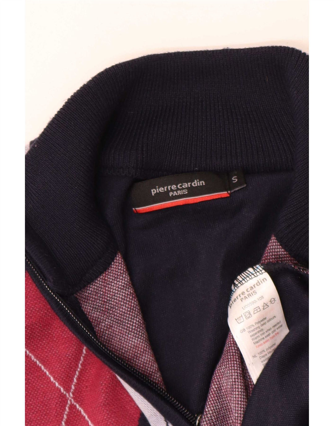 Pierre Cardin muški kardigan pulover mali tamnoplavi Argyle/Diamond