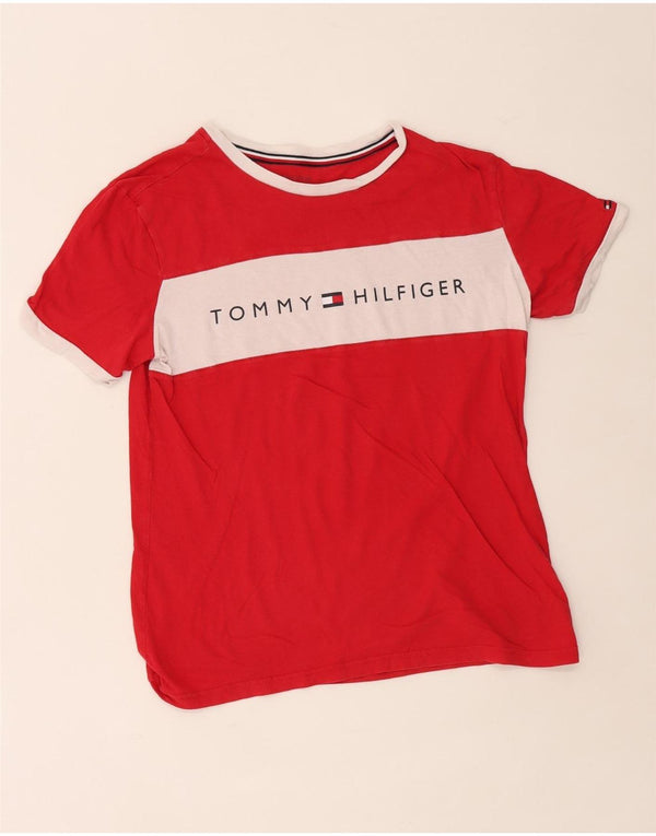 Tommy Hilfiger Muška majica kratkih rukava s grafičkim motivima, mali crveni pamuk