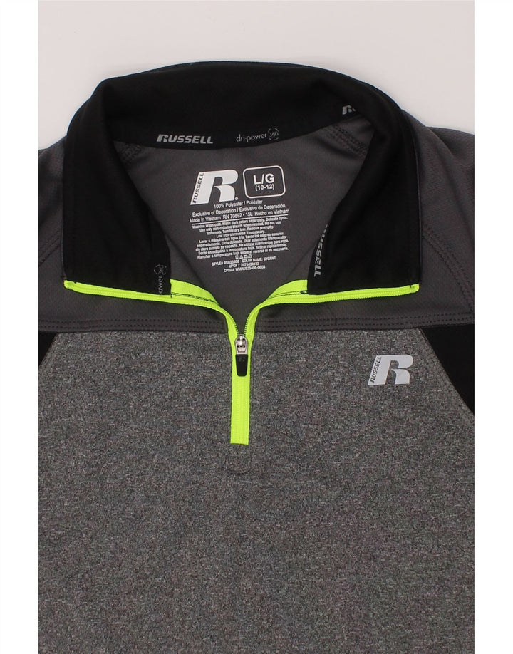RUSSELL ATHLETIC Pulover trenirka za dječake 10-11 godina velika siva