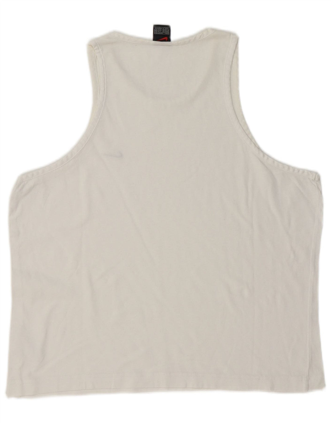 Nike Muški gornji dio prsluka Large White Cotton
