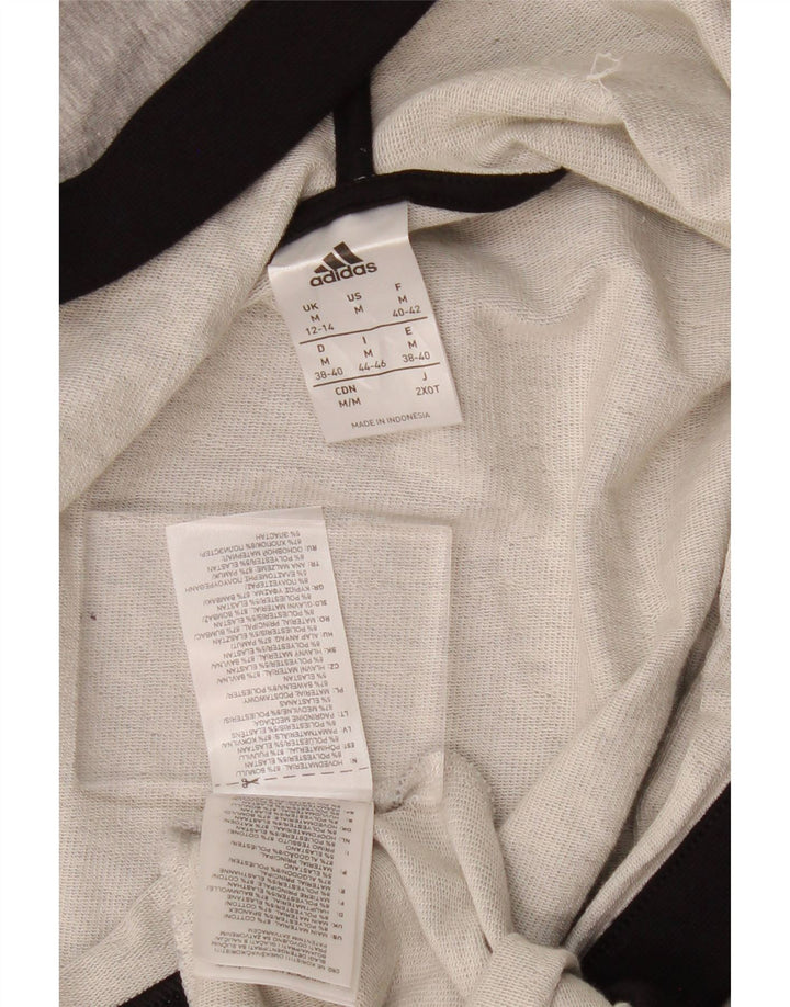 ADIDAS ženski džemper s kapuljačom UK 12/14 srednje siva boja