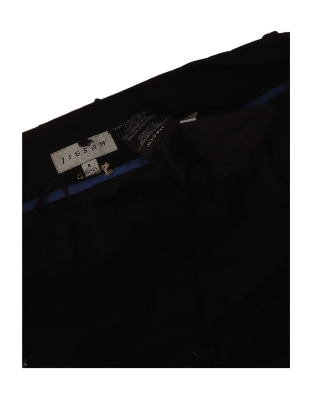 Jigsaw Ženske Bootcut Chino hlače UK 8 Male W30 L31 crni poliester