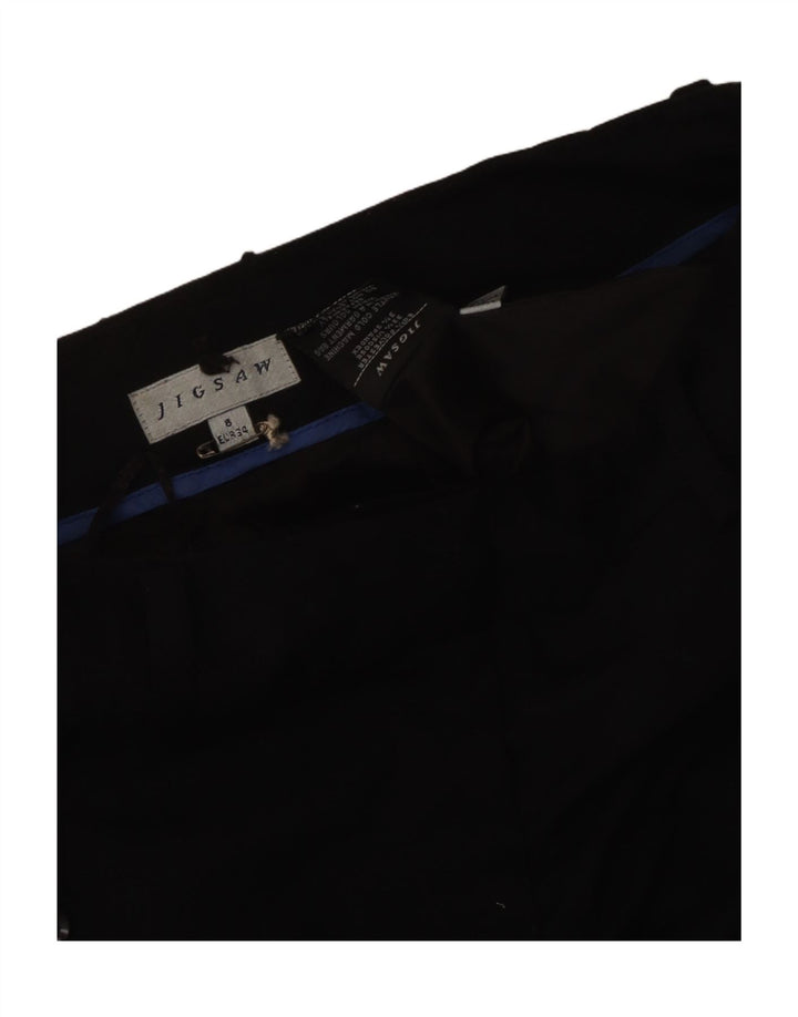 Jigsaw Ženske Bootcut Chino hlače UK 8 Male W30 L31 crni poliester