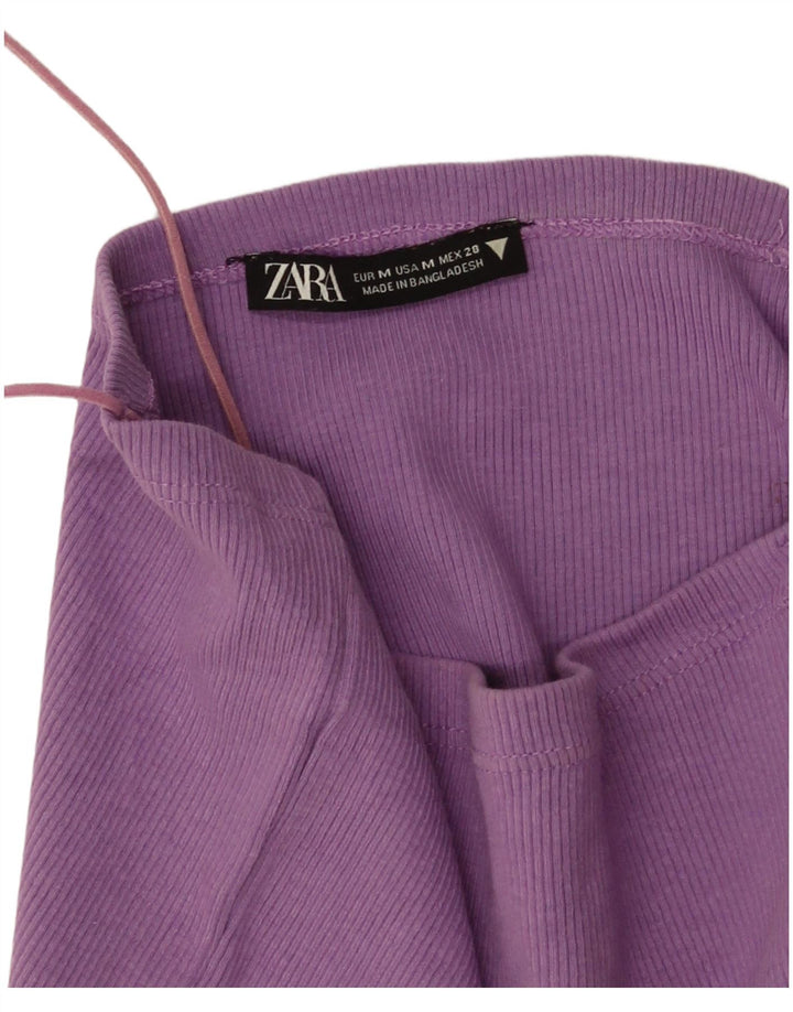 Zara ženski kratki Cami Top UK 12 Srednje ljubičasta