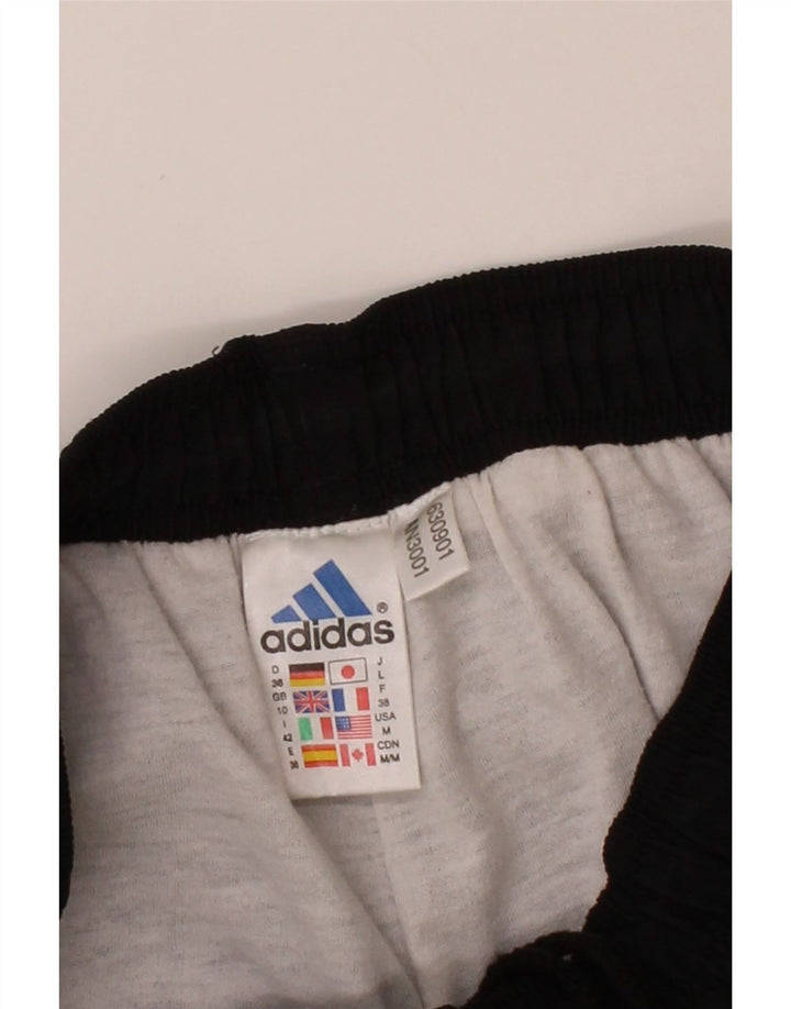 ADIDAS Womens Tracksuit Trousers UK 10 Small Black Polyester Vintage Adidas and Second-Hand Adidas from Messina Hembry 