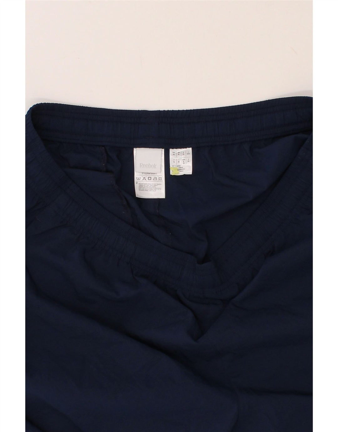 REEBOK Mens Tracksuit Trousers XL Navy Blue Polyester Vintage Reebok and Second-Hand Reebok from Messina Hembry 