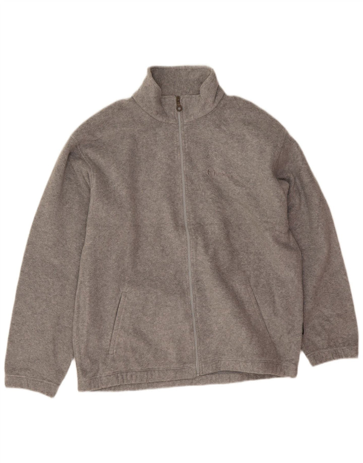 Sergio Tacchini muška jakna od flisa UK 42 XL siva s flekama