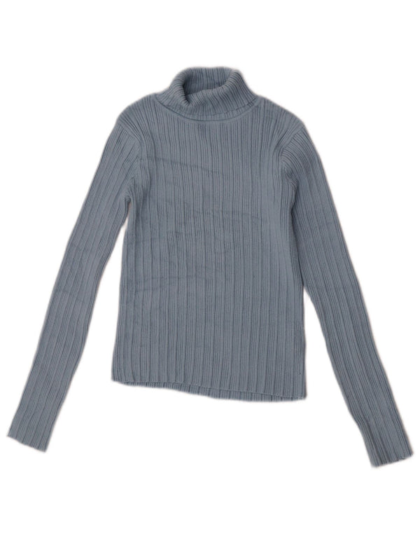 Zara pulover s rol izrezom za djevojčice 11-12 godina, plava viskoza