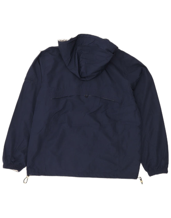 Reebok ženska kišna jakna s kapuljačom UK 12 Medium tamnoplavi poliester