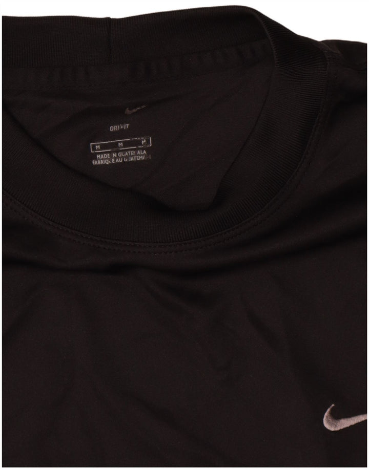 Nike Dri Fit majica kratkih rukava srednji crni poliester