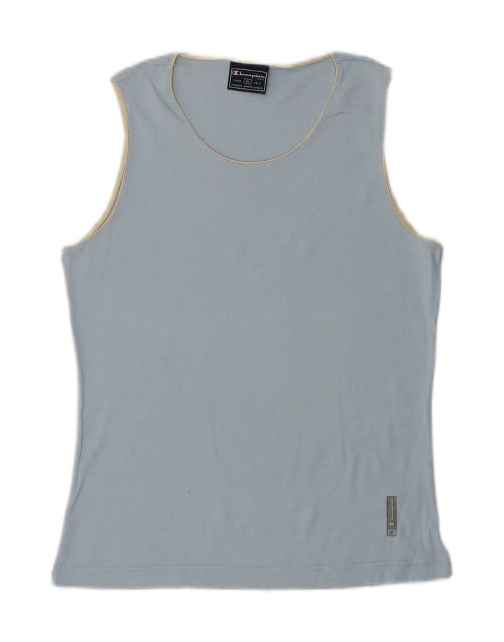 CHAMPION Ženski prsluk UK 18 XL plavi pamuk