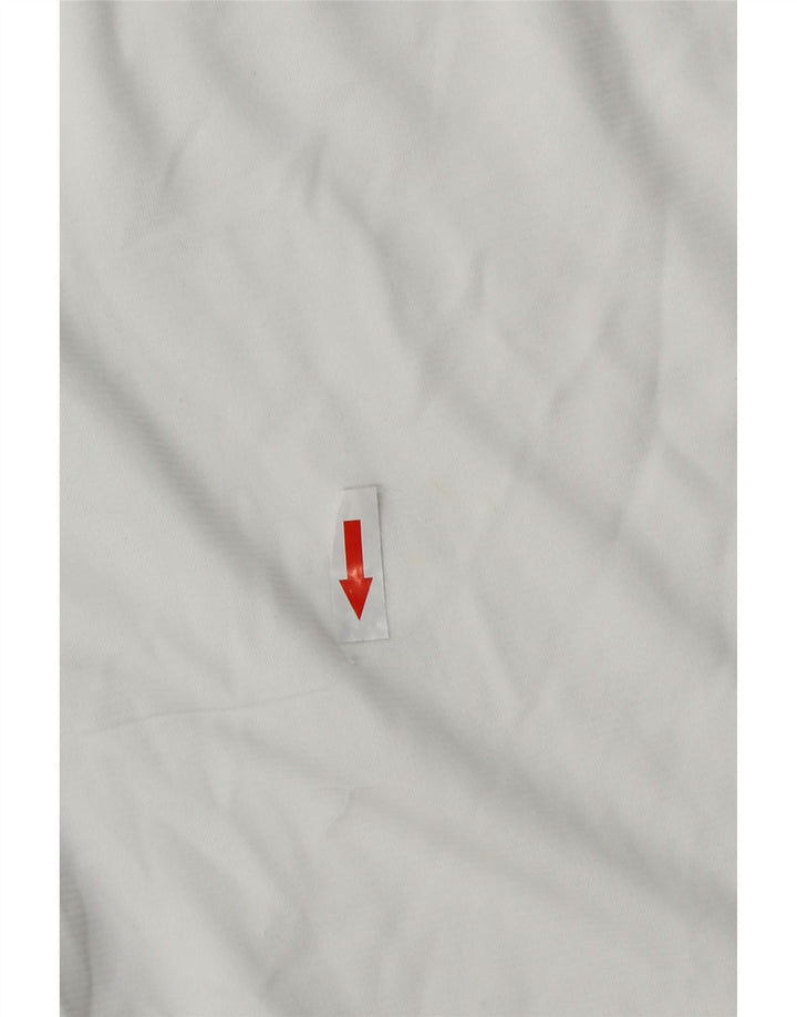 Nike muške Dri Fit sportske kratke hlače srednje bijele boje od poliestera