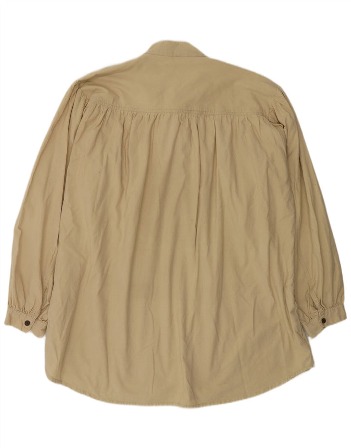 VINTAGE muška pulover košulja XL zelena pamučna boemska boja