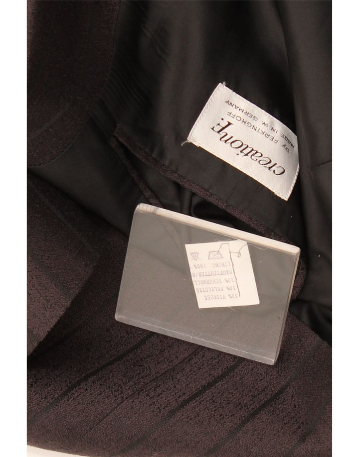 Ferkinghoff ženski sako s dvostrukim kopčanjem UK 20 2XL siva na pruge