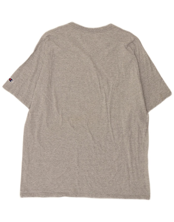 Champion Mens Rice University Graphic T-Shirt Top XL sivi pamuk