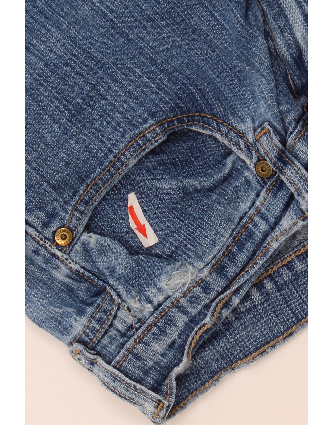 Levi's ženske 515 Bootcut traperice US 8 srednje W30 L34 plavi pamuk