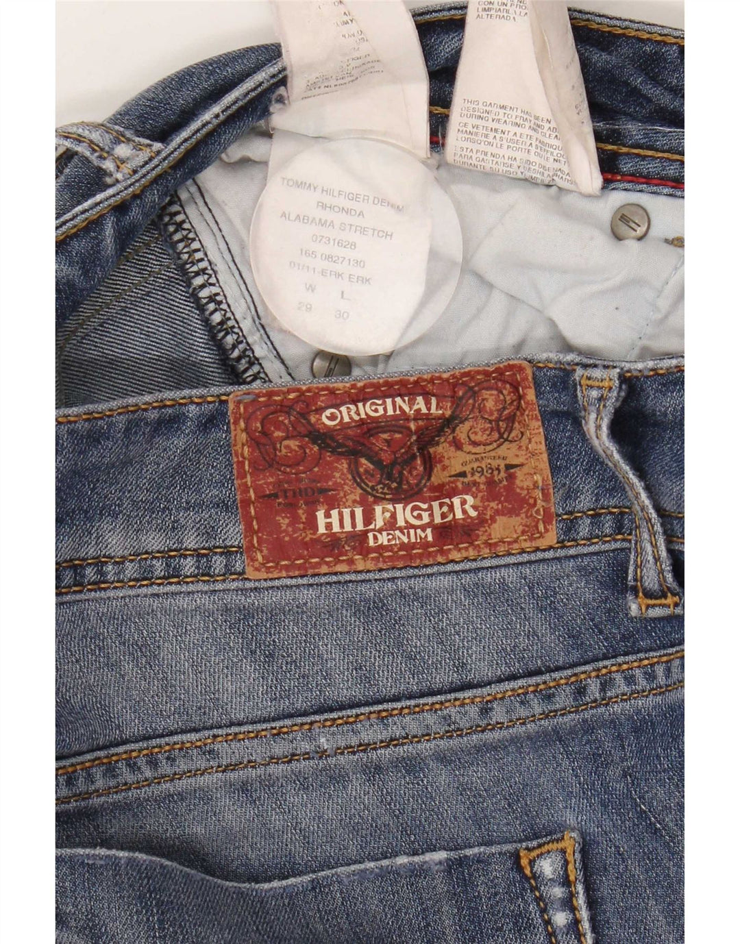 Tommy Hilfiger ženske ravne traperice W29 L30 plave